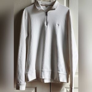 Burberry Brit Men's XL White 1/4-Zip Sweater
